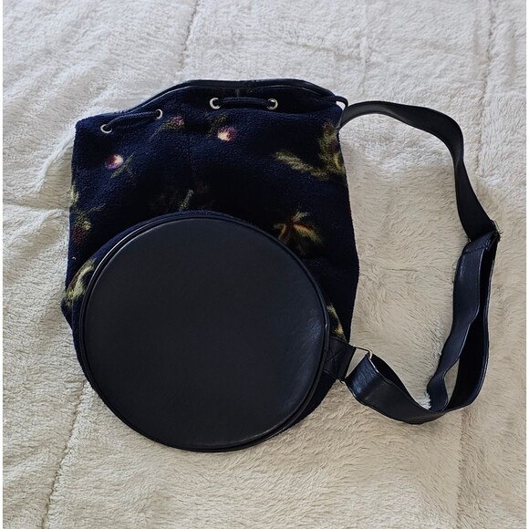 Floral Blue Drawstring Women's Bag. Excellent Condition! - Picture 4 of 5